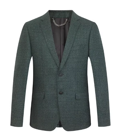 奥拉玛男装秋季新款绵羊毛西装时尚休闲西服薄外套