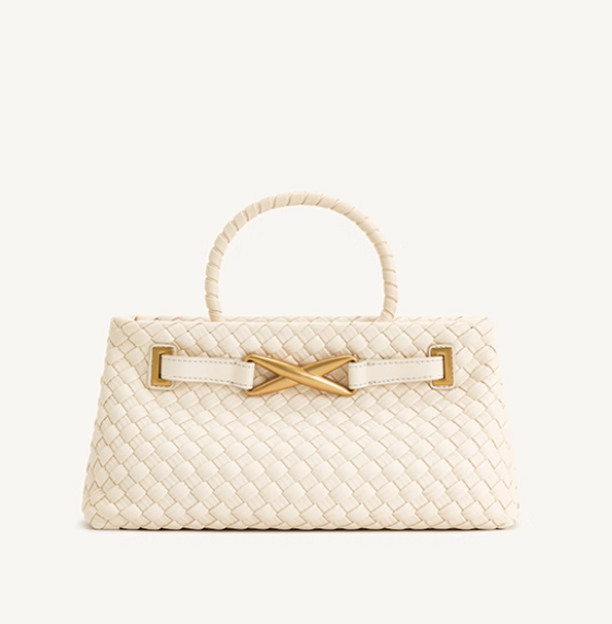 JW PEI编织包女2025新款Elora手提单肩斜挎包法式小众高级感