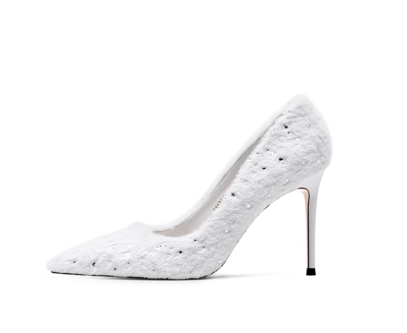 OOC玖诗高跟鞋女2025当季热卖细跟单鞋时尚尖头女鞋